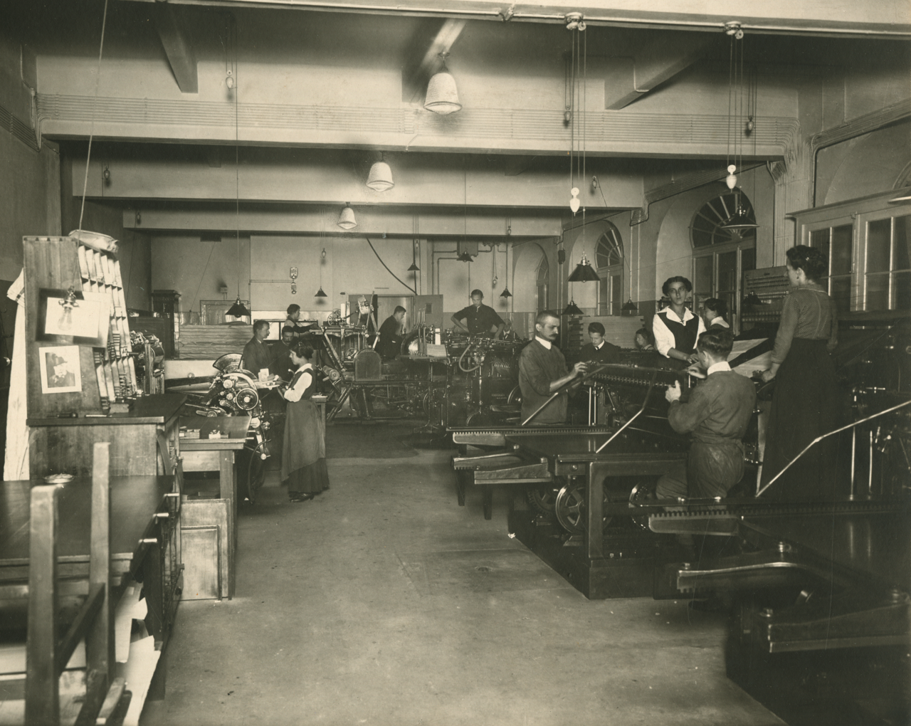 Die Medienfabrik Graz vor 100 Jahren.