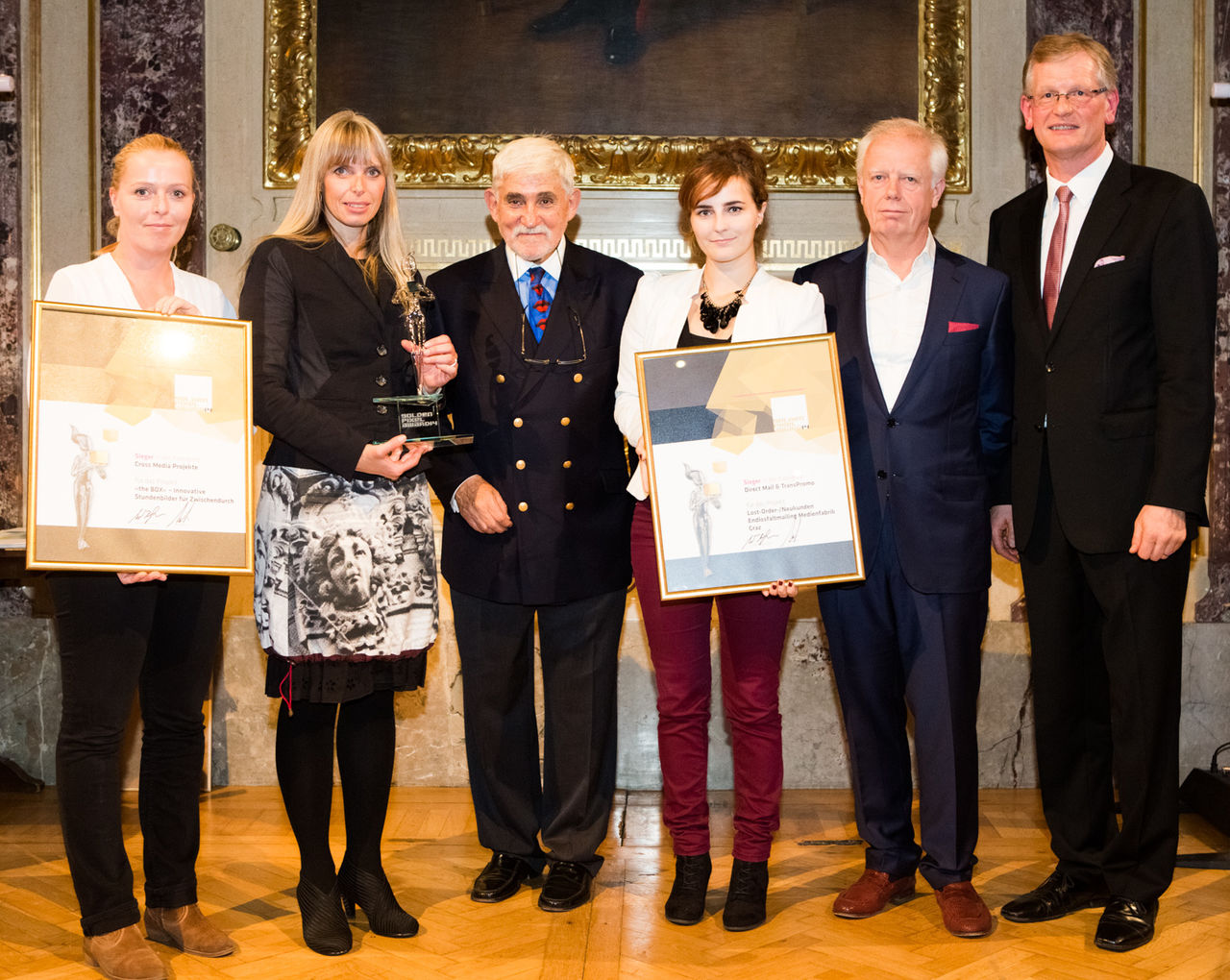 Bei Awards gemeinsam glänzen, Medienfabrik Graz.
