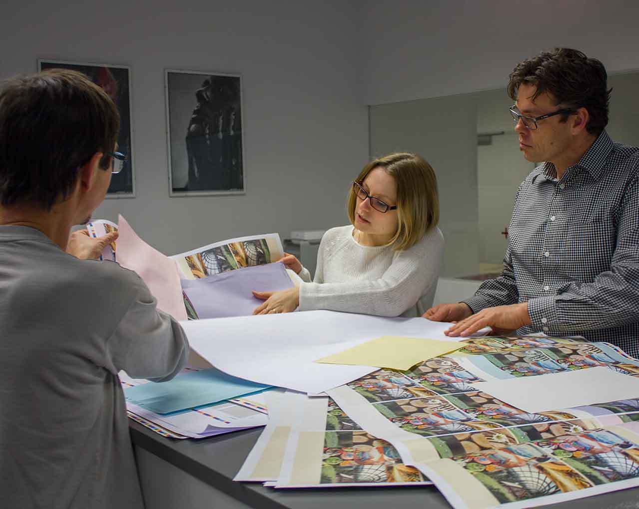 Besprechung Testbögen, Team PAPERclone