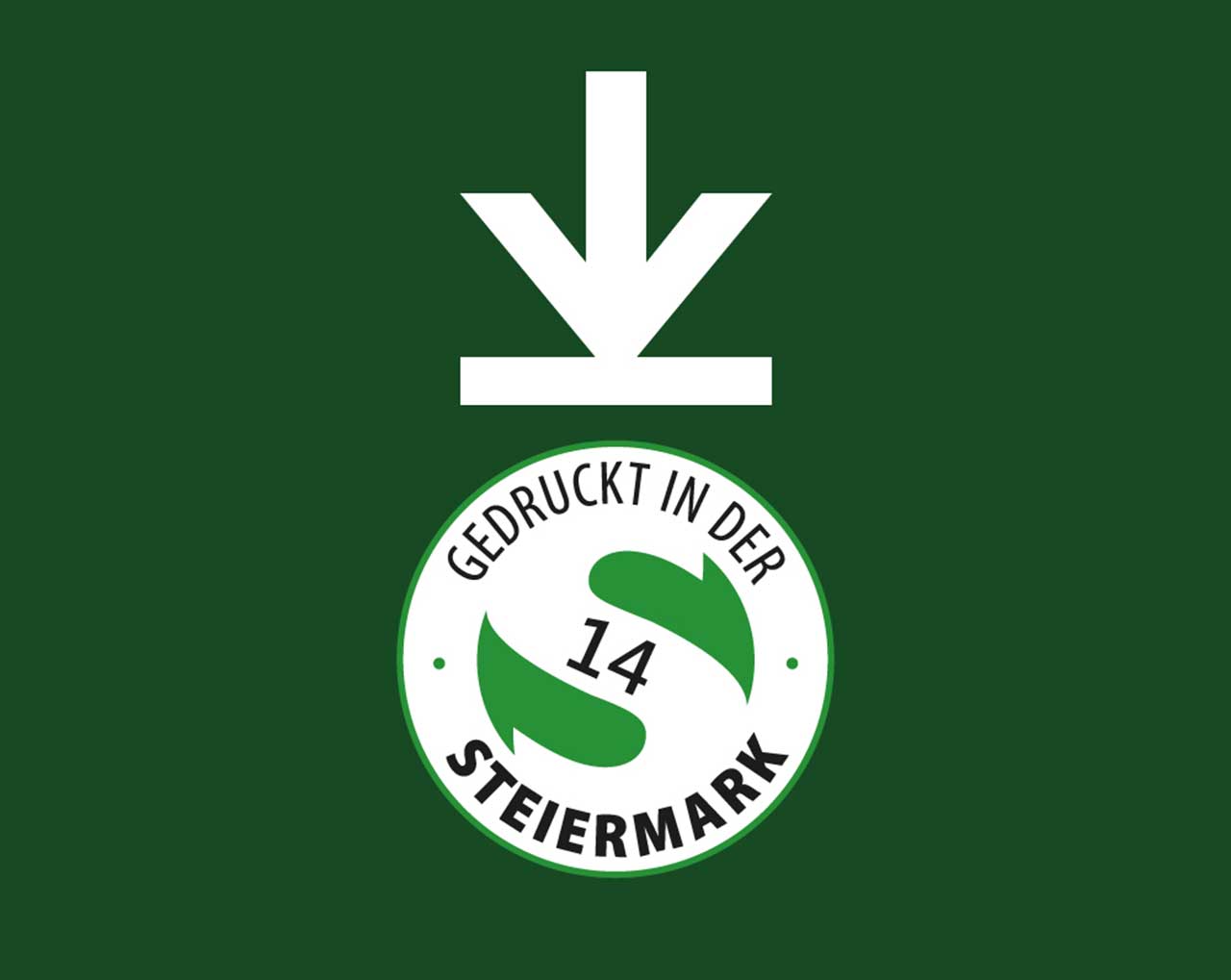 Gedruckt in der Steiermark, Logo Download